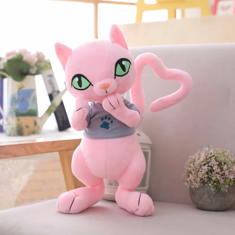 1 шт. 30 Вт 40 см Kawaii моделирование кошка плюшевая креативная игрушка плюшевое