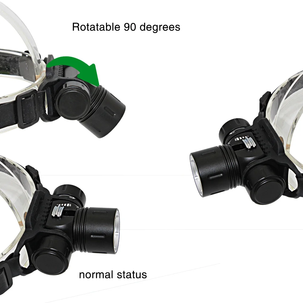 Налобный фонарь для дайвинга, налобный светильник для дайвинга, XM-L2, водонепроницаемый светодиодный налобный фонарь для подводной рыбалки, налобный светильник