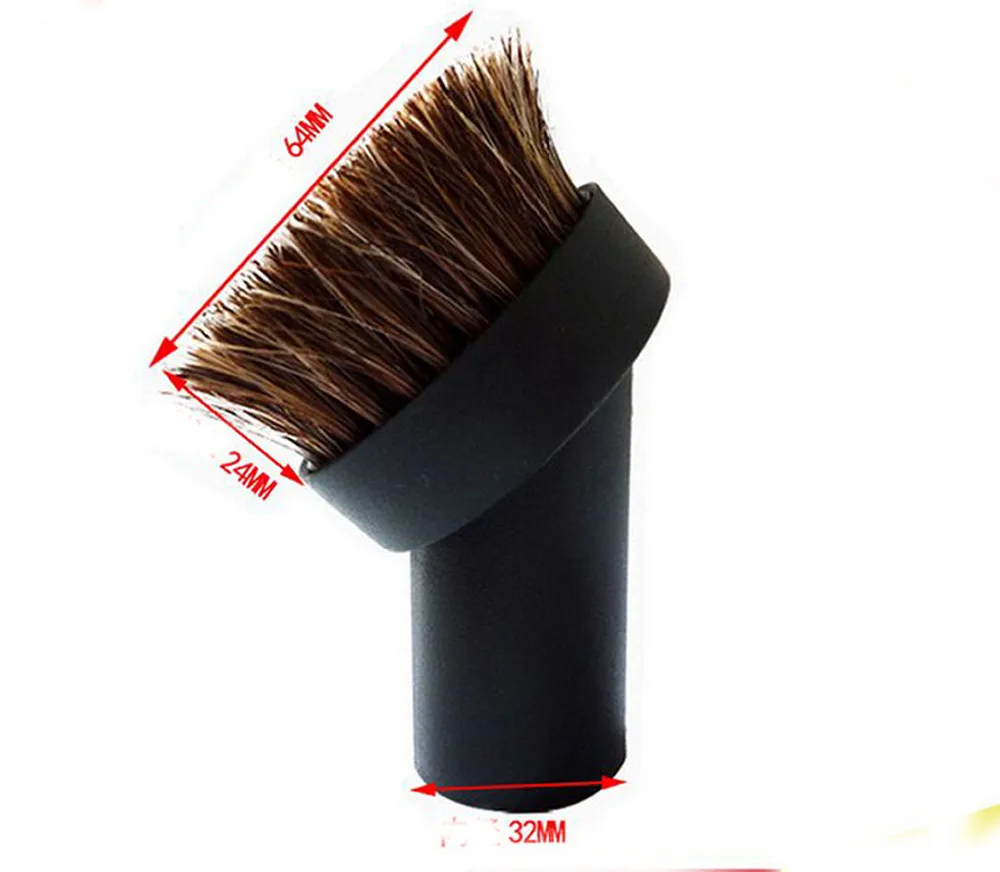 Horse Hair Round Dusting Brush Dust Tool Attachment fr Vacuum Cleaner Round 32mmin Tool Parts