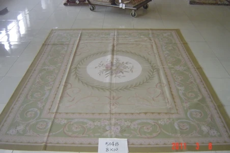 Бесплатная доставка 8 'x 10' Aubusson коврики ручной работы шерстяные aubusson для