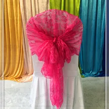 50 шт., кружевные чехлы на стулья, шапки с поясом, скатерть салфетки с бантом, тканевая юбка, льняные праздничные Свадебные украшения