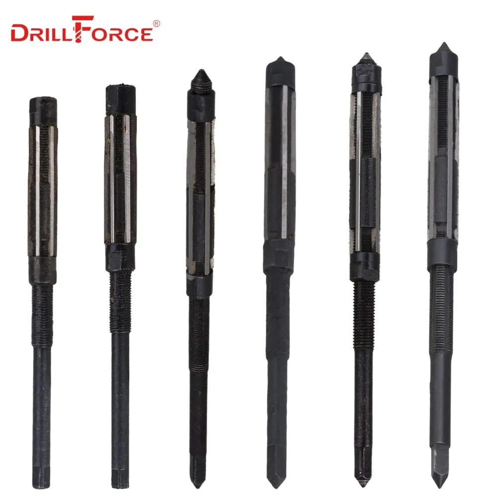 1PC Adjustable Hand Reamer HSS Size Range Alloy Steel Reamer Hand Reamer Machine Cutting Tool 6