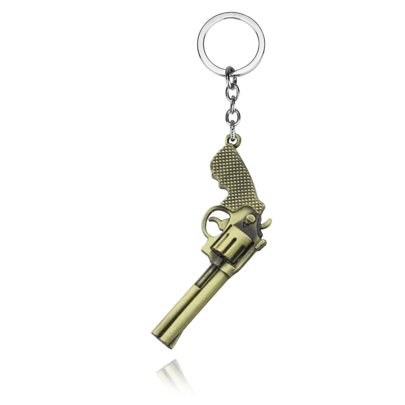 

Hot Game Cool Jewelry Shooting Cross Fire Gun Pendant Keychain Hip Hop Christmas Birthday Gift Men CF Gun Keyring