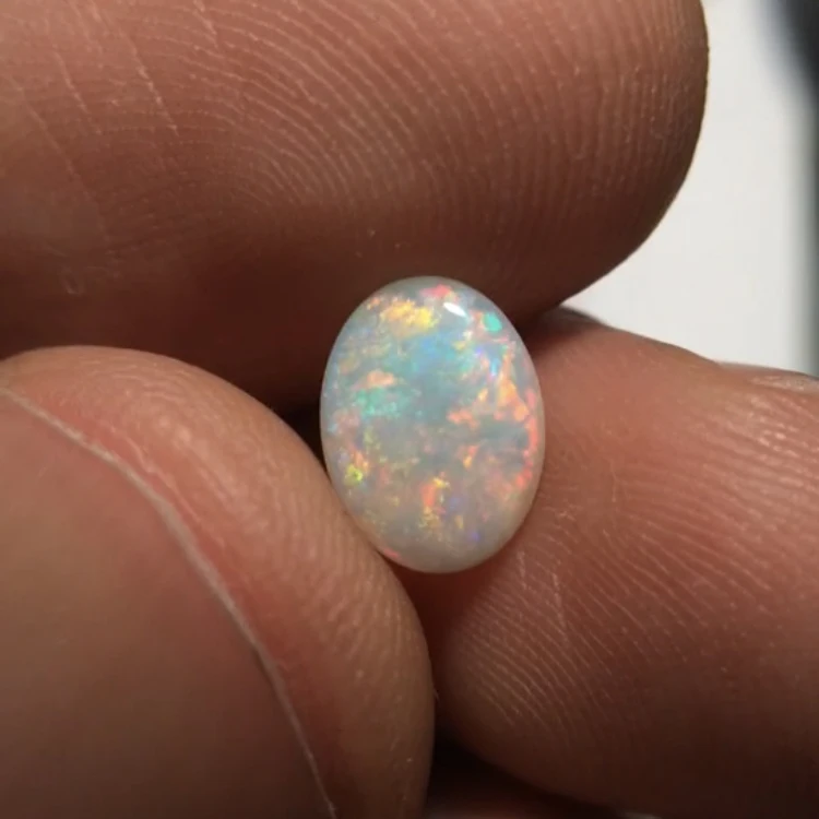 

429 CQT Certificated 0.875ct Natural Colorful Opal Gemstones Australia Origin Loose Stones Loose Gems