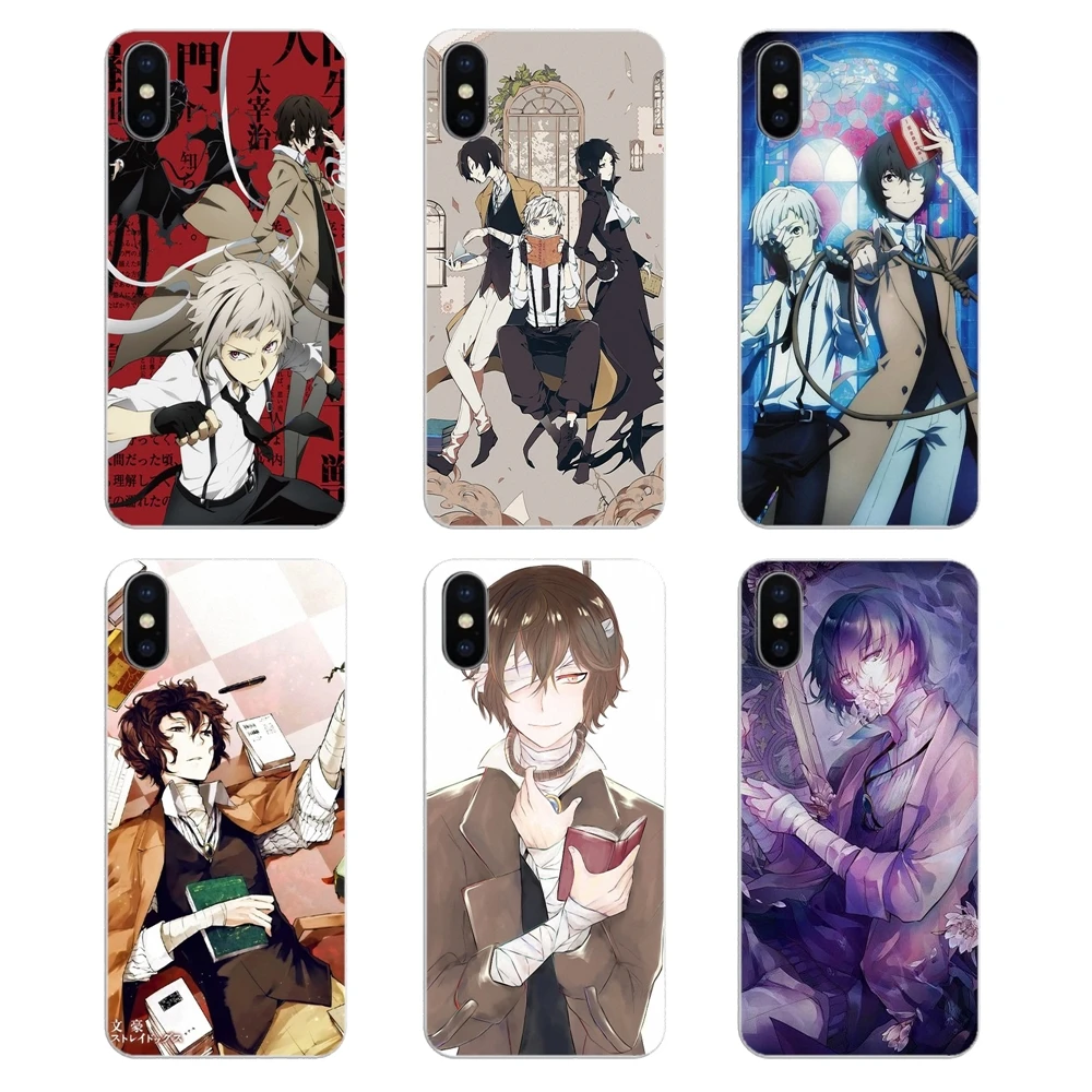 

Silicone Phone Bag Case Japanese Anime Bungou Stray Dogs Pattern For Samsung Galaxy Note 8 9 S9 S10 A8 A9 Star Lite Plus A6S A9S