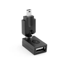 5 шт./лот Мини USB Адаптер 360 Градусов USB2.0 Женщина к Мини 5Pin Мужской Адаптер Поворотный для Dvd/CD DVD/U Disk/MP3/MP4