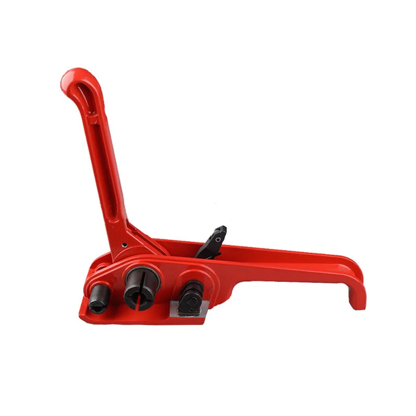 Heavy Duty Tensioner & Cutter for Polyproplyn and Polyester and PET Plastic Strapping Manual Banding Tools for Width 12-19mm