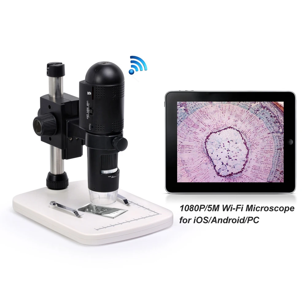 1080p Wifi Microscope For Android/iso/tablet Pc Handheld Endoscope