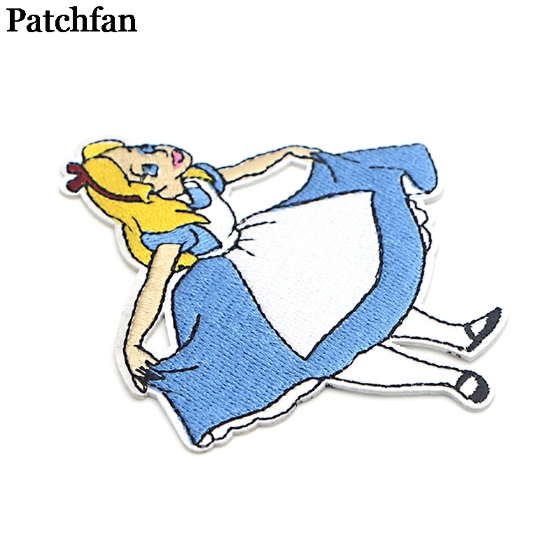 Patchfan Милая Аппликация нашивки Железный На para рубашка одежда вышитый Стикер одежда с героями мультфильмов платье значок A2104