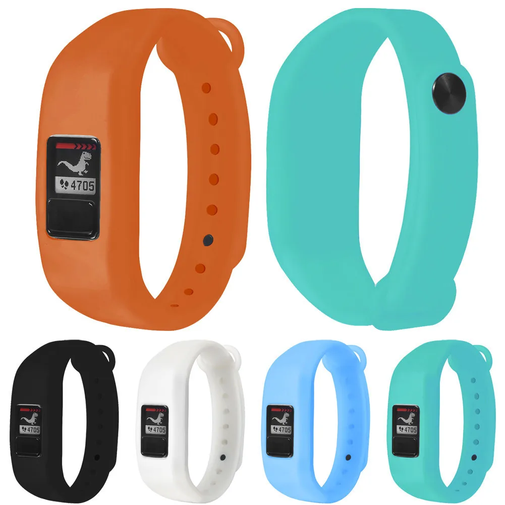 

Soft Silicone Replacement Sport Wirst Watch Band Strap For Garmin Vivofit JR SmartWatch Watachband Sporting Goods Accessories
