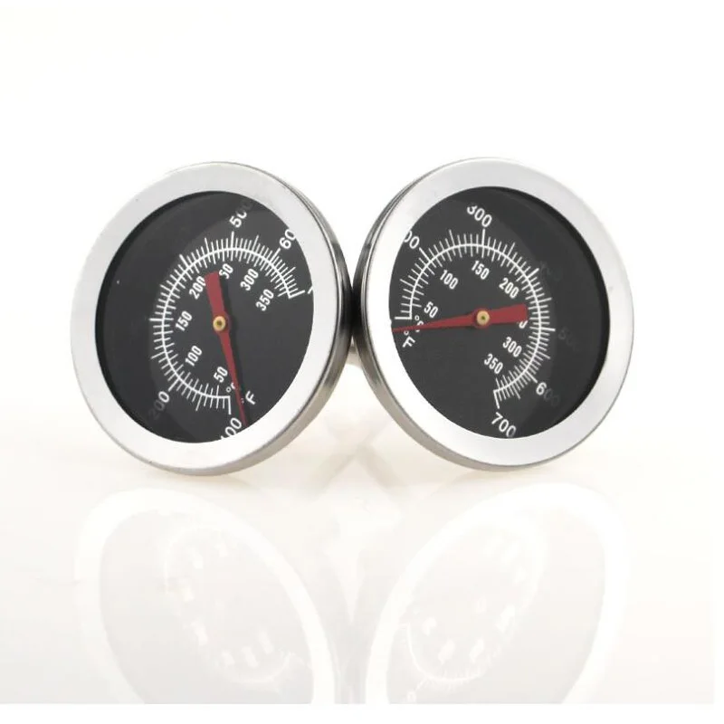 

Stainless steel barbecue smoking pit grill home probe type bimetal thermometer with dual gauge 350 degree cooking tools