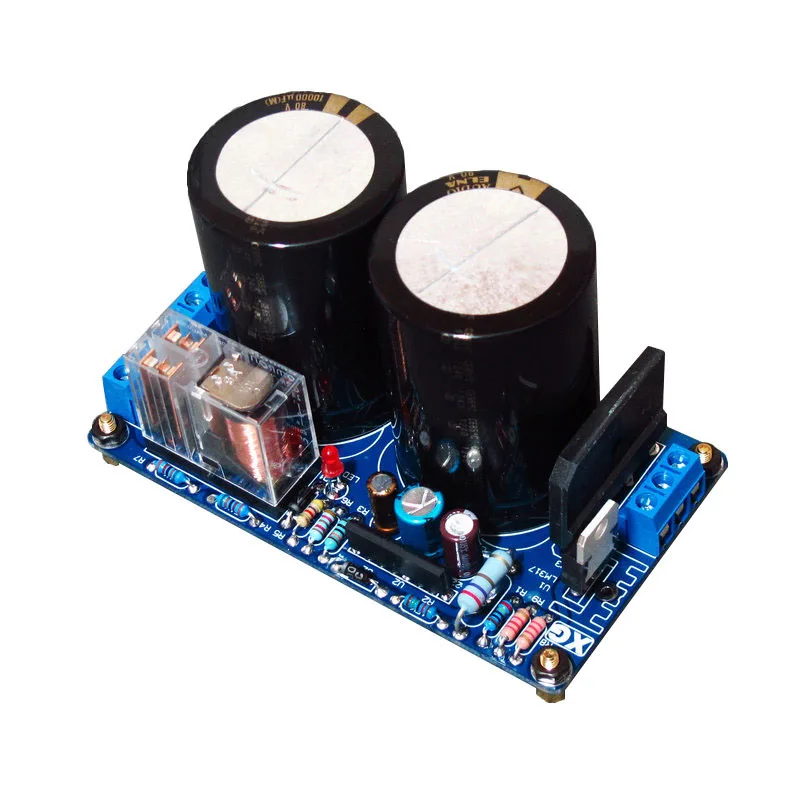 KYYSLB D25XB60 KIT LM317T Regulator Home Audio Amplifier Power Board Dual Power Supply Integrated 1237 Speaker Protection Board