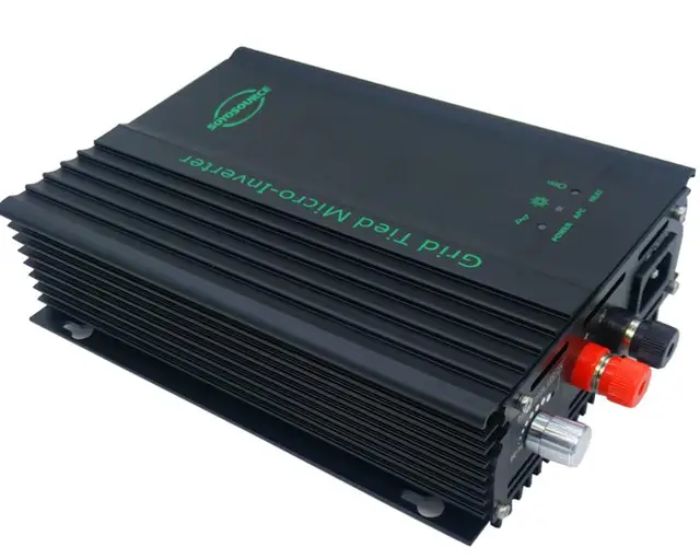 600W mppt solar grid tie inverter adjustable battery discharge power