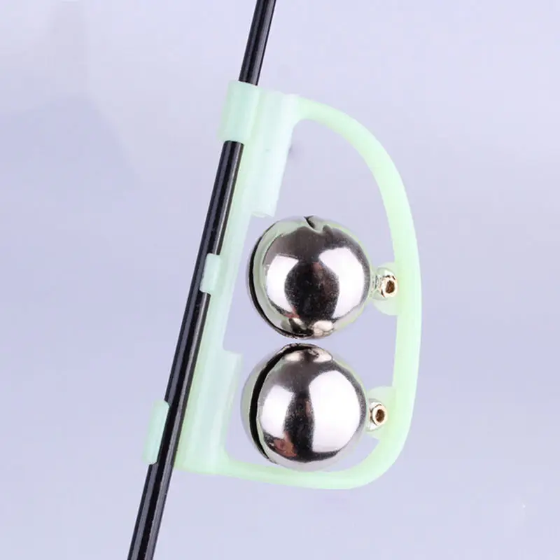 

3pc Fishing Accessory Rod Tip Fish Bite Double Alarm Alert Clip Bells Tool