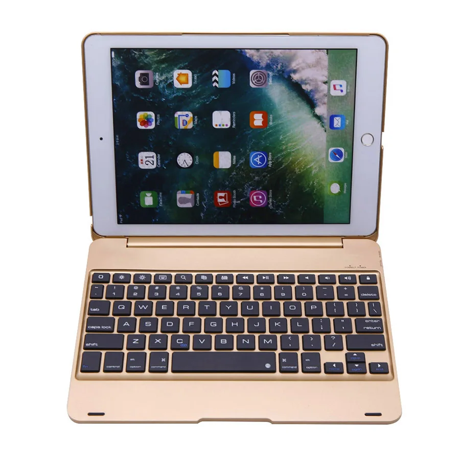 Bluetooth Keyboard Case for New iPad 9.7 inch 2017 2018 Air 2 Air 1 Pro 9.7 Tablet Protective Case Wireless Keypad Stand Cover (2)