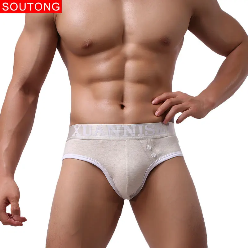 

Soutong Briefs Men Underwear Briefs Solid Sexy Comfortable Soft Briefs Men Underwear Cuecas Underpants Men