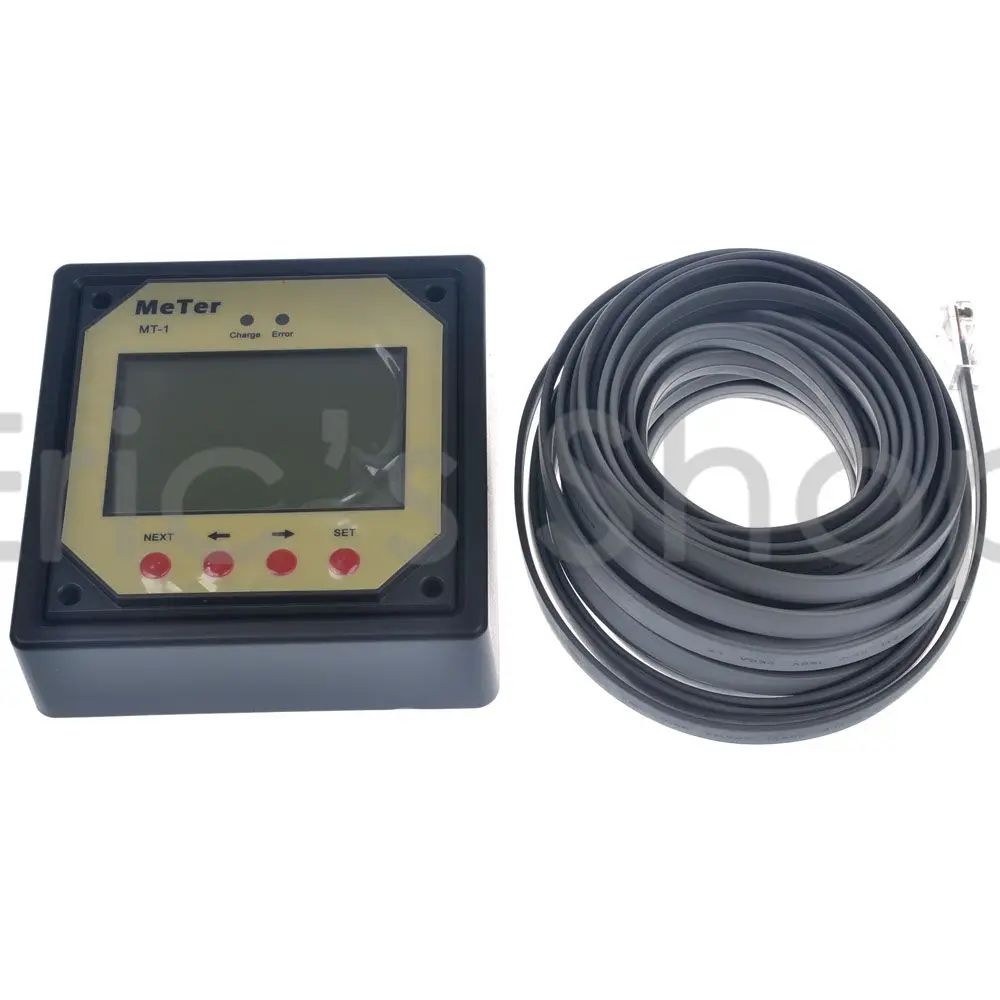 

Remote Meter/Monitor MT-1 Use For Duo Battery Charge Controller EPIPDB-COM Series MT1 LCD Display Dual Battery Solar Controller