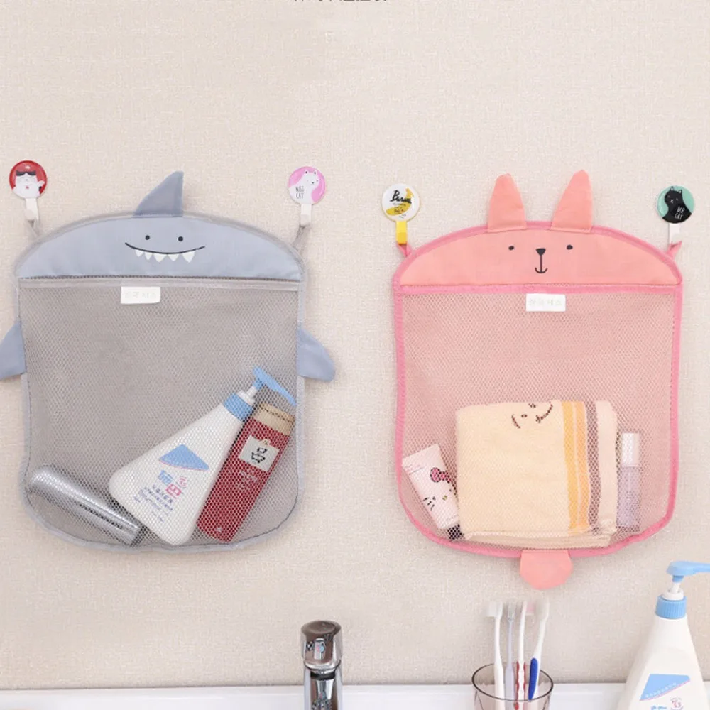 

HBB Baby Bathroom Mesh Bag Child Bath Toy Bag Net Waterproof Toy Baskets