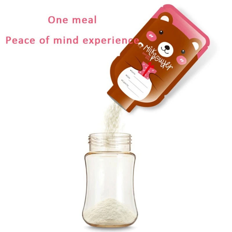 

30Pcs Portable Formula Pouch Dispenser Milk Powder Box Storage Bag Baby Disposable 50g Storage Boxes