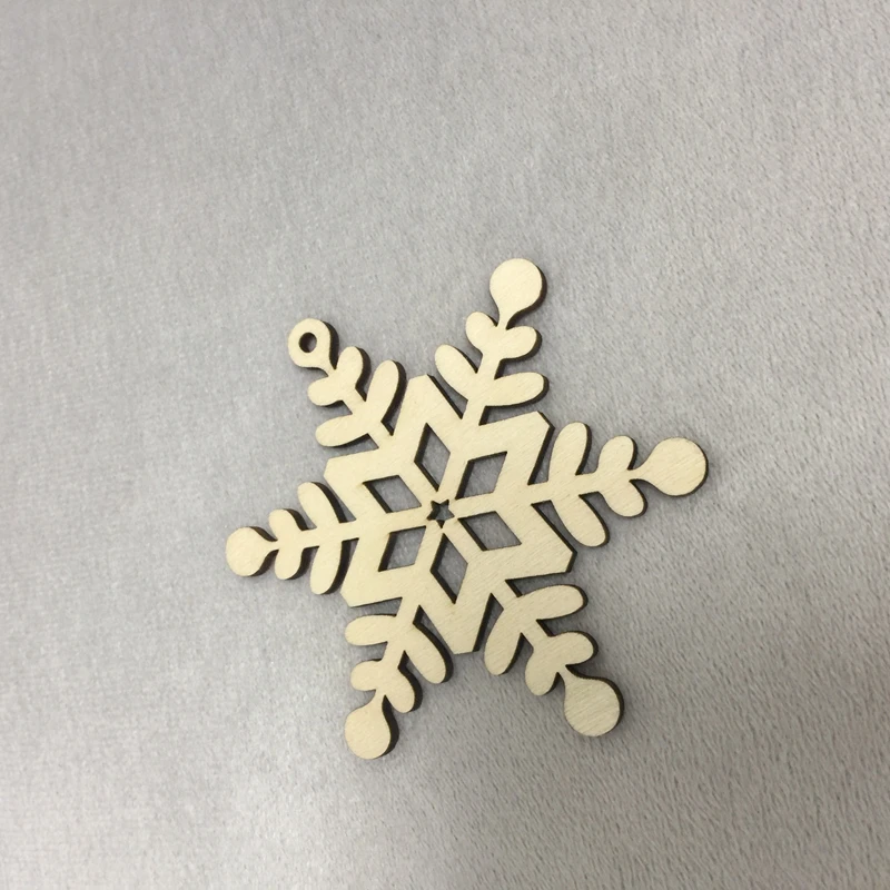 snowflake wooden decoration christmas decoration