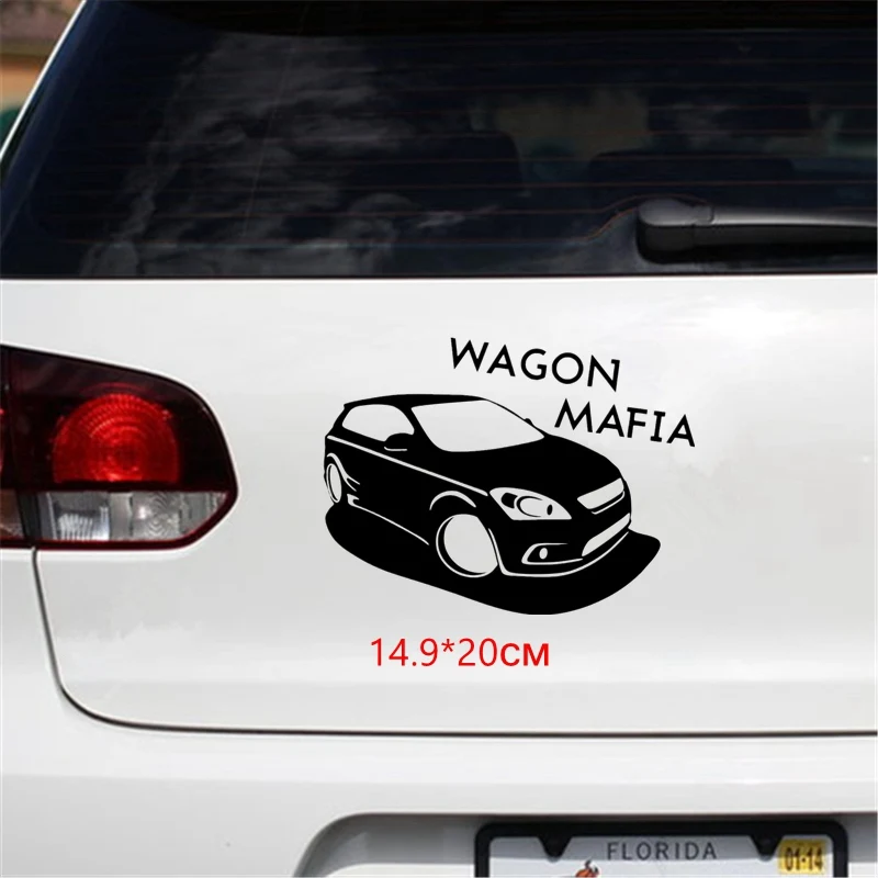 Три мишки 14 9x20 см wagon mafia универсал мафия смешная наклейки на авто виниловые