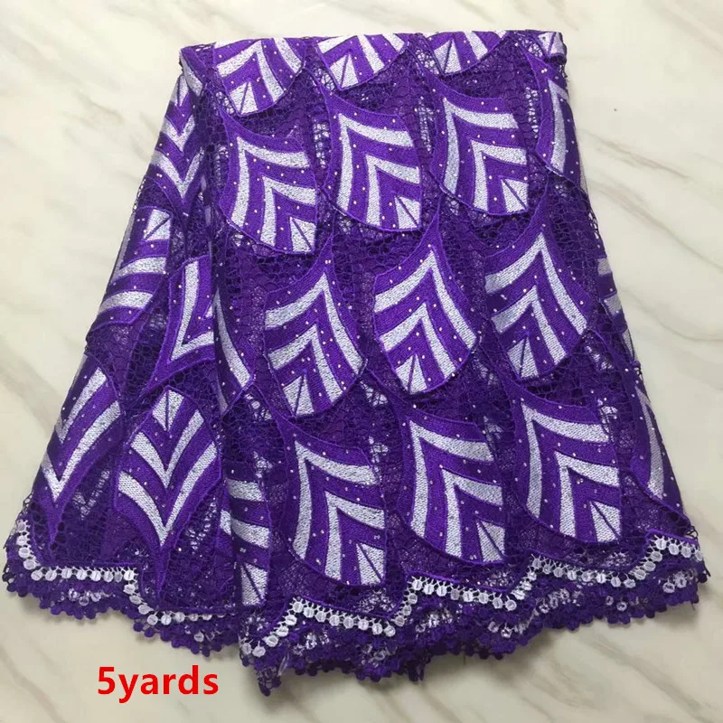

African Guipure Lace Water Soluble Chemical Lace Fabric High Quality African Cord Lace Free Shipping f16se167