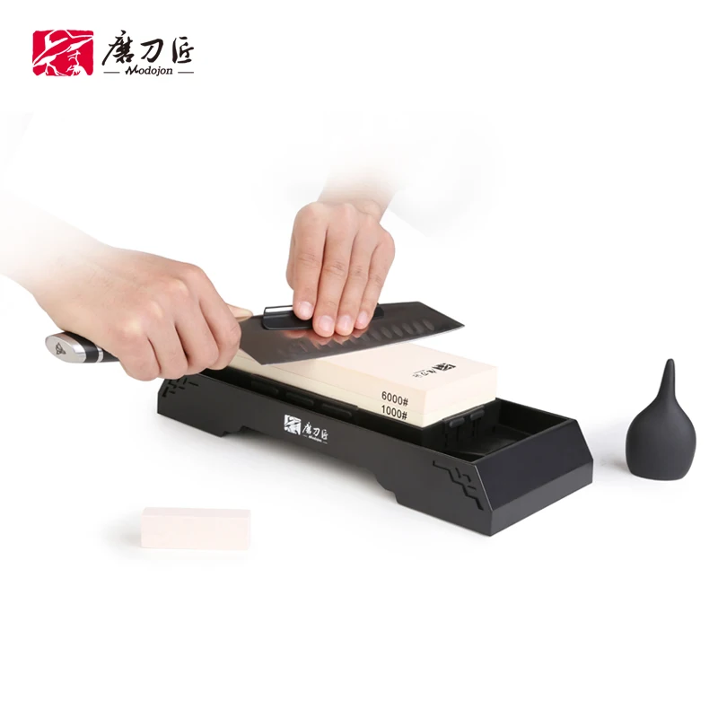  GRINDER1000/6000 mesh double-sided domestic knife sharpener for kitchen grindstone whetstone large  - 4000017579280