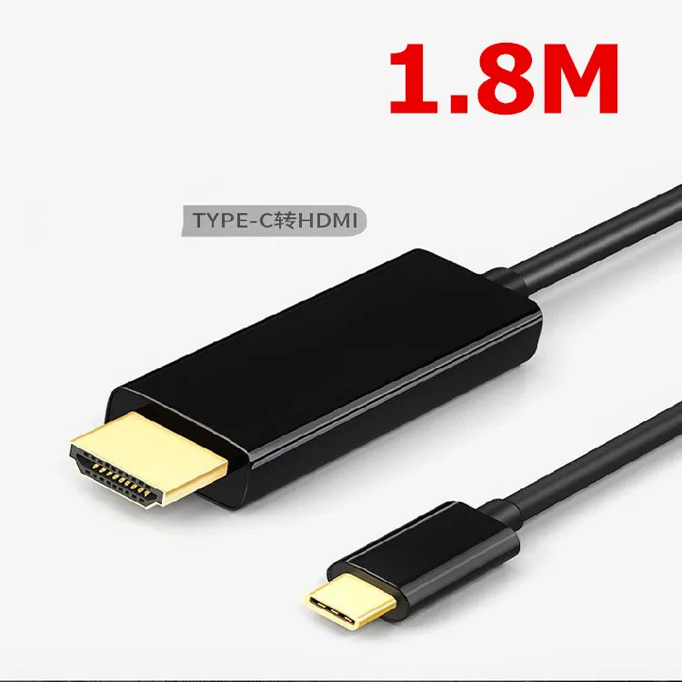 Usb C Cavo Dell'Adattatore Di Hdmi Di Tipo C A Hdmi 4 K Thunderbolt3 Per Macbook Samsung Galaxy S9/S8/ Note9 Huawei P20 Pro Usb-C Hdmi Adattatore