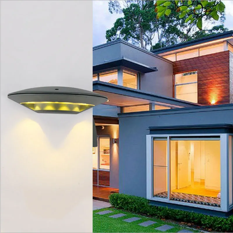 Waterproof led wall light outdoor garden lamp landscape fence residential corridor tuinlamp buitenverlichting community sconces