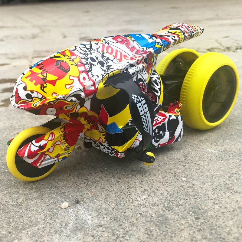 Прохладный мотоцикл RC с 360 ° Вращение света высокой Скорость игрушки модели