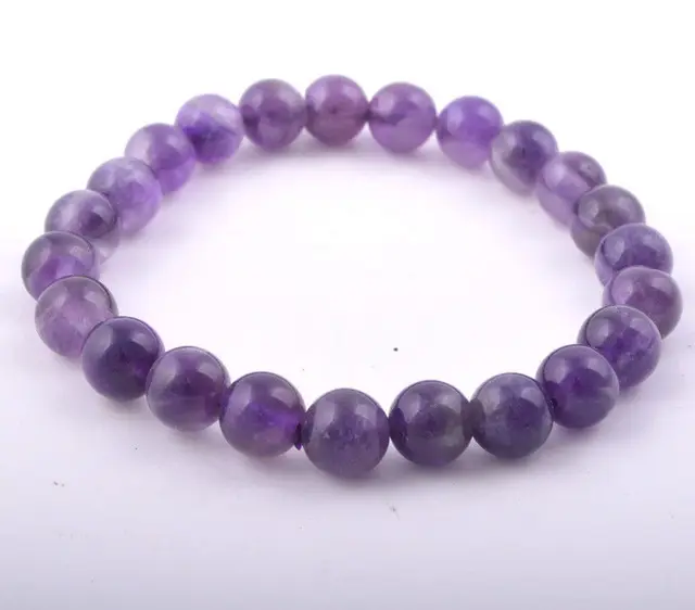 Amethyst Crystal Bracelet Feng Shui W Gift Box In Stones From Home Amethyst Crystal Bracelet Feng Shui W Gift Box