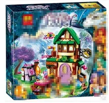 348Pcs 10502 Elves The Starlight Inn Kits Building Block Bricks Compatible Legoings Girl Friends Toys For Children Birthday Gift 10550 elves queen dragon s rescue 41179 creative building block 41179 legoings elves figures bricks model toys gift
