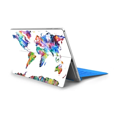 Виниловая наклейка Geographic карта блокнот наклейка s для microsoft Surface Pro 6 полное заднее покрытие наклейка для ноутбука для Surface Pro 4 5 - Цвет: SPS-16(084)