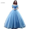Fairy Vestidos De Dulces 16 Quinceanera Dresses Light Blue Off Shoulder With Butterfly Organza Sweet 15 Masquerade Ball Gowns ► Photo 1/6