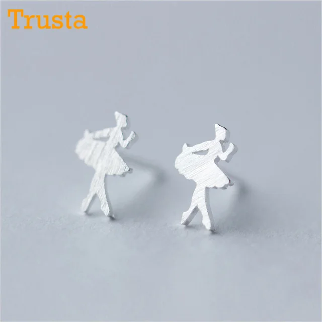 US $3.74 25% OFF|Trusta 100% 925 Sterling Silber frauen Mode Nette Tiny Ballett Tänzerin Stud Ohrringe Geschenk Für Schule Mädchen Tochter geschenk US $3.74 25% OFF|Trusta 100% 925 Sterling Silber frauen Mode Nette Tiny Ballett Tänzerin Stud Ohrringe Geschenk Für Schule Mädchen Tochter geschenk