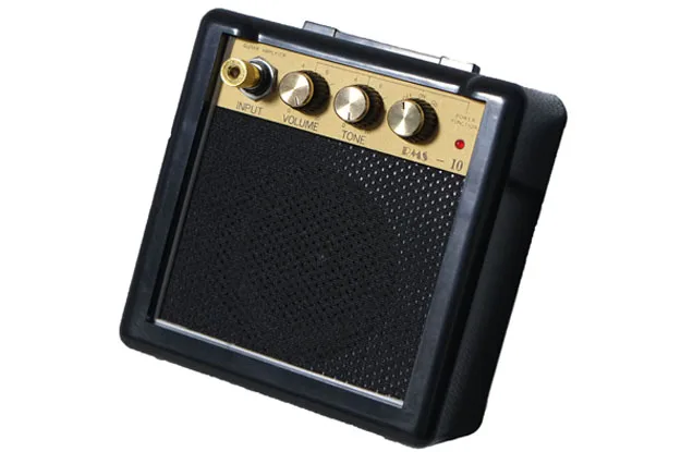 

Free shipping! SunRhyme-RMS-10 3Watts Mini portable desktop guitar amplifier speaker with clean and Overdrive sound(Black)