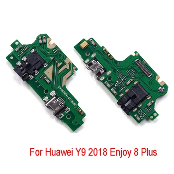 

10pcs /Lot,Micro USB Charging Port Charger For Huawei Y9 2018 Enjoy 8 Plus Dock Charger Connector Plug Board Flex Ribbon Cable