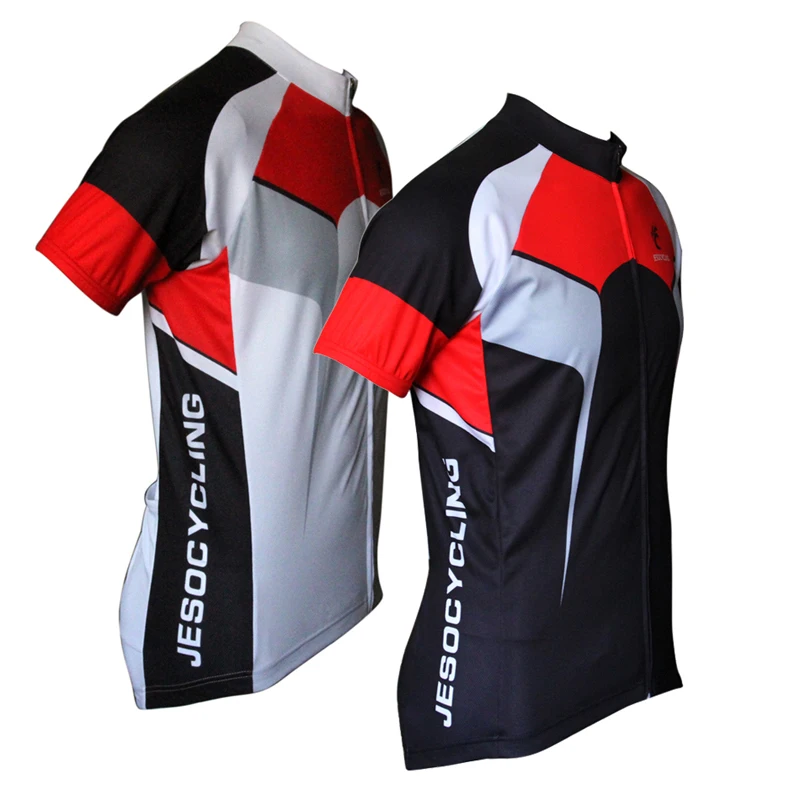 JESOCYCLING Men's Cycling Jersey Polyester Breathable Cycling Tops