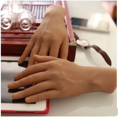 

New Lifelike Realistic Silicone Mannequin Hand Model Hand Display for Glove realistic silicone Jewelry Visualizers