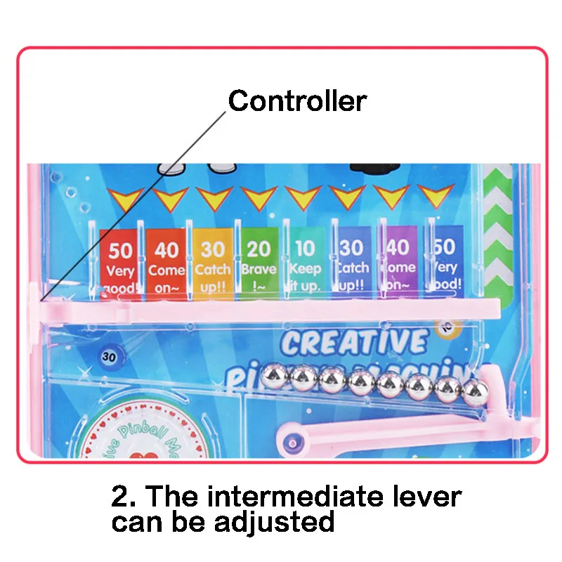 Детский мультяшный катапульта мячик для пинбола Забавный вечерние игровой автомат ручной Мини Детский развивающий игровой автомат мраморная настольная игра