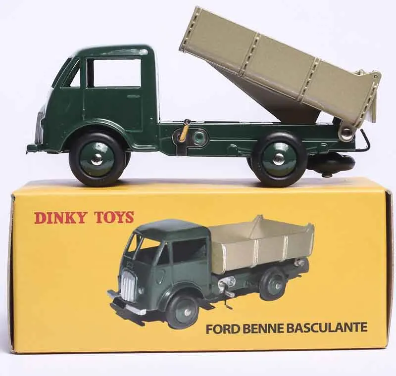 Миниатюрные игрушки DINKY 25 М серии ATLAS FORD BENNE BASCULANTE 1/43 модель автомобиля