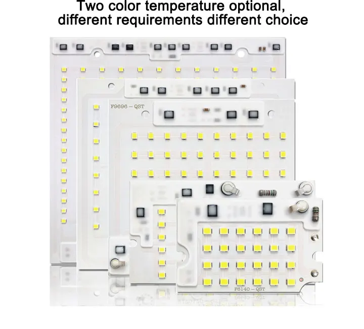 30 шт./лот светодиодный 2835 SMD чип 10 Вт 20 Вт 30 Вт 50 Вт 100 Вт AC220V Смарт IC драйвер светильник Бисер для DIY прожектор светильник наружная лампа