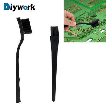 

DIYWORK Cleaning Dust Brush Anti Static Dust Brush Mobile Phone Tablet 17cm Black Non Slip Handle PCB BGA Repair Soldering