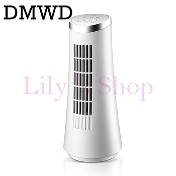 

DMWD Tower fan mini air cooling fan office desktop bladeless electric table mini air conditioner fans left right head shaking EU