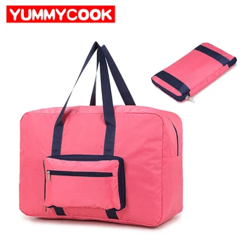 

Waterproof Folding Large Capacity Clothes Travel Bags Suitcase Organizer Cube Zipper Packing weekend Package Luggage Accessories
