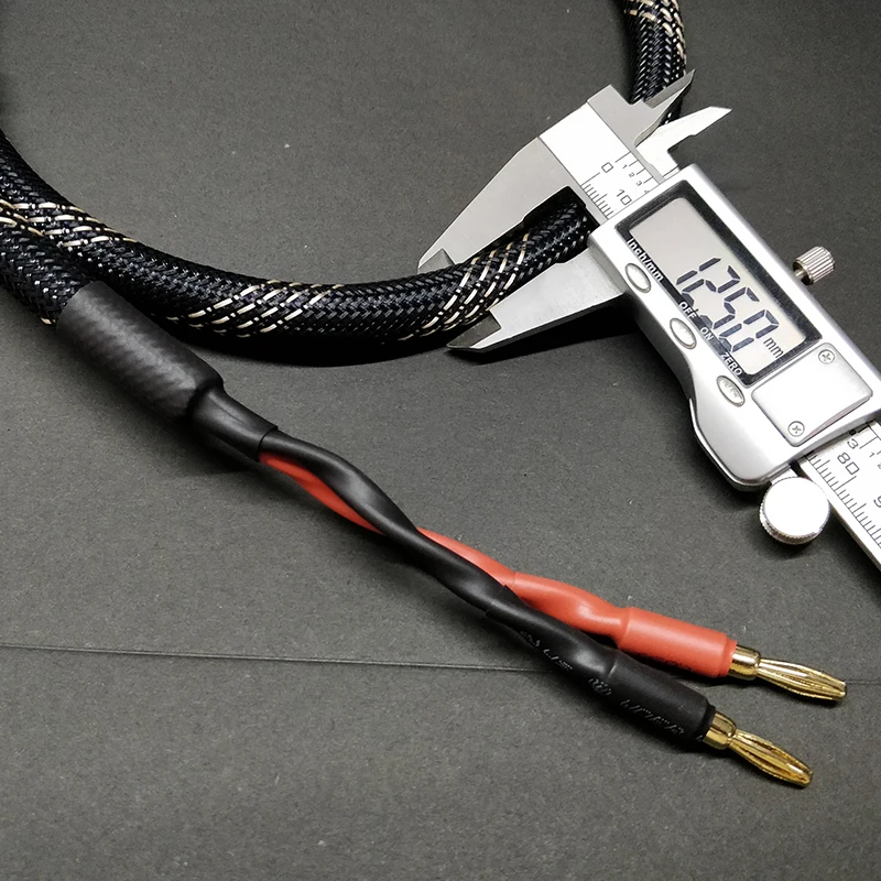 Аудиокабель для динамиков HFY11 DIY HiFi Магнитный Позолоченный аудиокабель медный