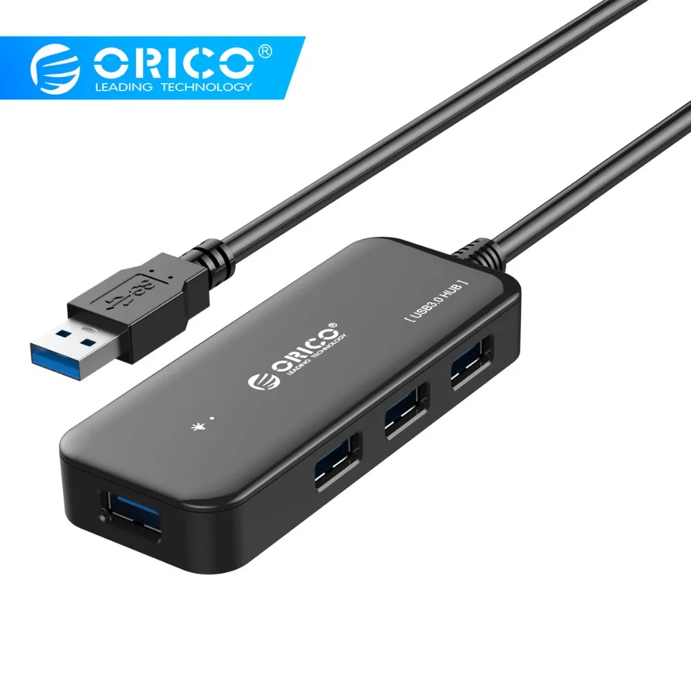 

ORICO USB 3.0 HUB 4 Port Mini HUB Support OTG Function for MacBook Laptop Tablet Computer OTG USB HUB 15cm Cable Length