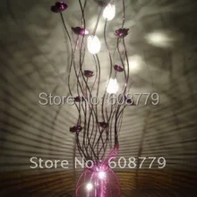 F032- Новое поступление алюминиевый цветочный торшер