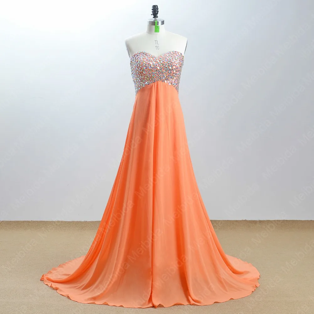 pastel coral dress