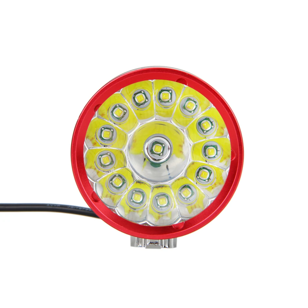 Bright LED Lamp 3 Modes Bike Light 30000lm 14x XML T6 LED Bicycle Headlight Bike Front Light Head Torch for Cycling